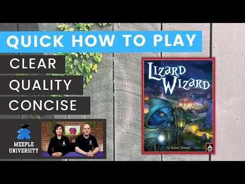 Lizard Wizard Board Game - Quick How to Play. A Kickstarter Preview