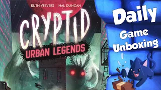 Cryptid: Urban Legends - Daily Game Unboxing