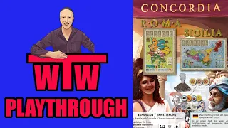 CONCORDIA SICILIA Solo Playthrough by WTW