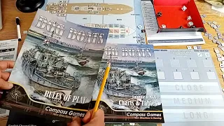 On the Table - Dog Boats - Solitaire WW2 wargame