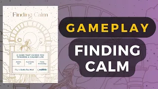 Finding Calm Board Game Gameplay (Solo) | DaniCha