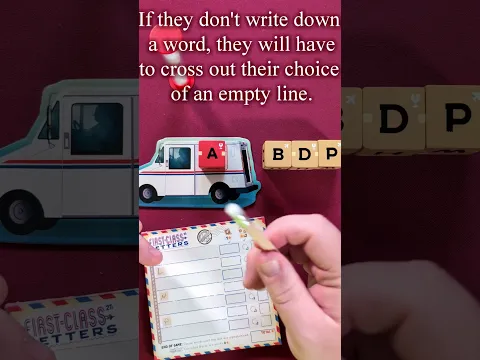 First -Class Letters - 2 Player #howtoplay #tutorial