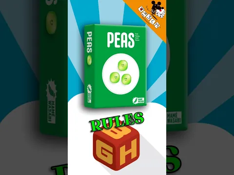 Board Game Heaven How To Play 270: PEAS (Sugorokuya)