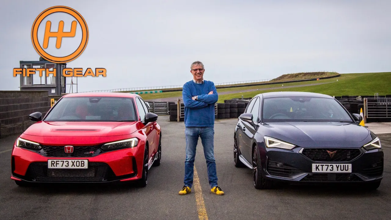 Civic Type R vs Cupra Leon: Track Battle for Hot Hatch Supremacy! 🔥🏁 | Fifth Gear