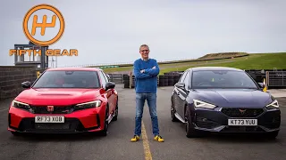 Civic Type R vs Cupra Leon: Track Battle for Hot Hatch Supremacy! 🔥🏁 | Fifth Gear