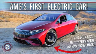 The 2022 Mercedes-AMG EQS Is A Super Quick Electric Ultra Luxury Sedan