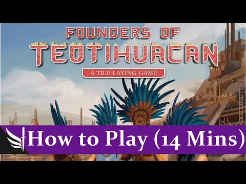 How to play Founders of Teotihuacan (+ Solo Rules, 14 mins)
