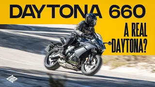 Is The New Triumph Daytona 660 a Real Daytona? Daytona 660 Review | GadgetsBoy 4K