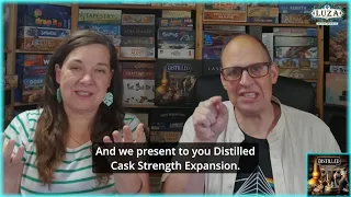Distilled + Cask Strength | Couples Playthrough – Ilka vs Dave #2playerboardgames