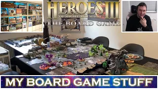 My EPIC Board Game setup! (War of the Ring, Heroes 3, Dune Imperium and more) - Part 2