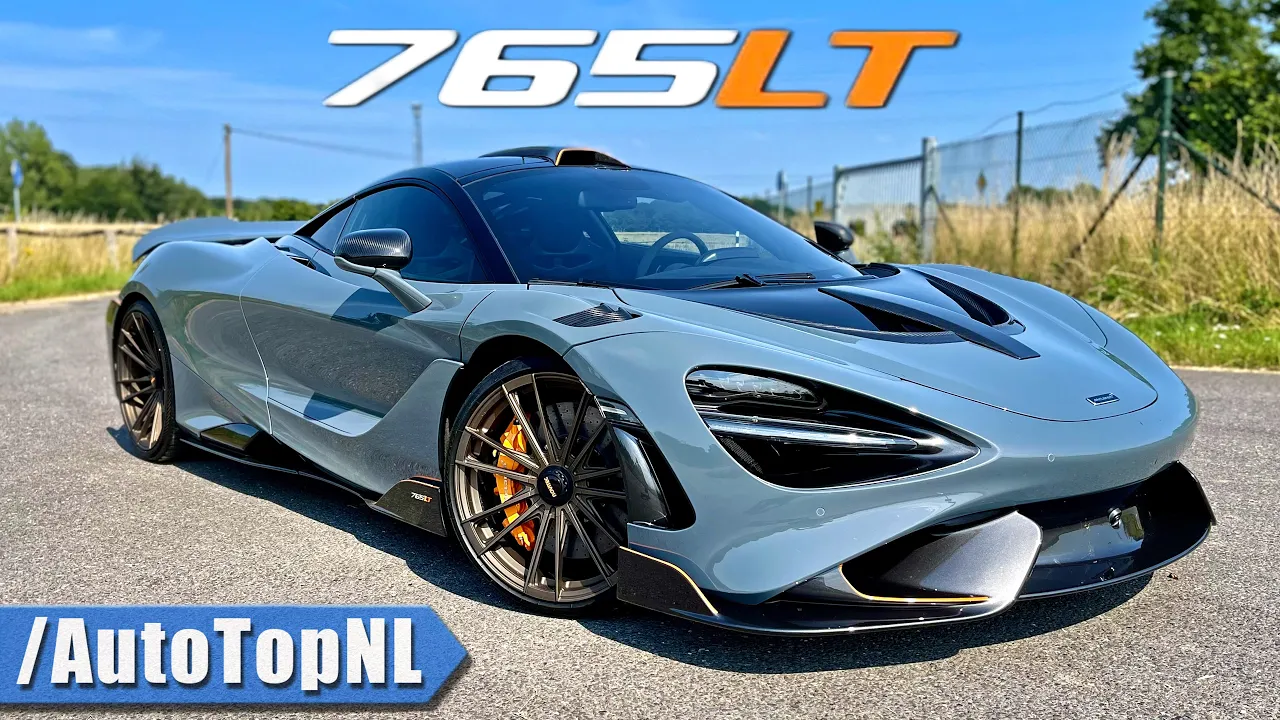 McLaren 765LT *340km/h* REVIEW on AUTOBAHN by AutoTopNL