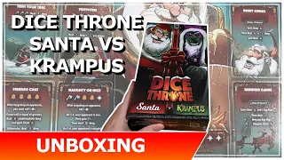 Dice Throne Santa Vs Krampus Unboxing