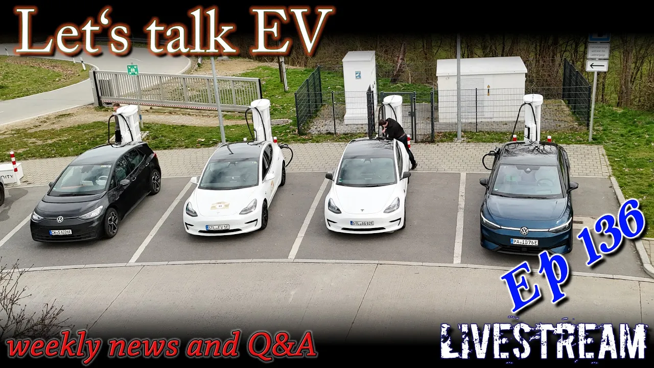 (live) Let's talk EV - 4 car test today