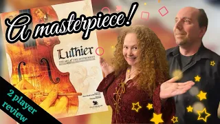 Luthier Boardgame Preview and Overview | 2 Player Perspective