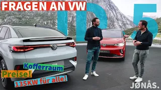 VW iD.5 - 135KW für ALLE! meine Fragen an Volkswagen