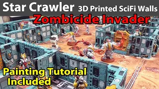 Star Crawler 3D Printed SciFi Terrain for Zombicide Invader