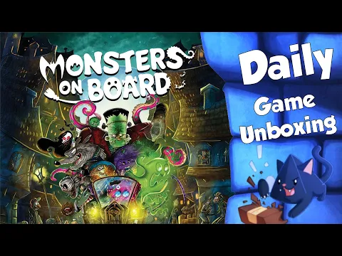 Monsters on Board - Daily Game Unboxing