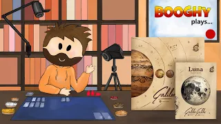 Booghy plays... Galileo Galilei(w. exp. Luna) (3p, Rules, Playthrough, Review)