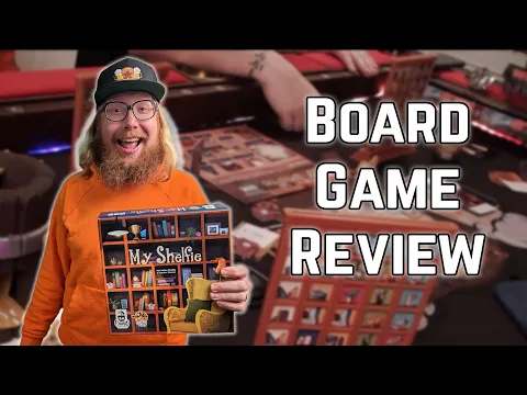 Stack cats and stuff in a Connect-Four-like modern board game: My Shelfie (Board Game Review)