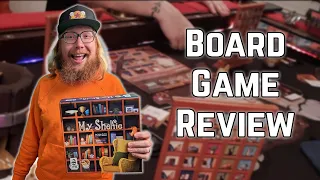 Stack cats and stuff in a Connect-Four-like modern board game: My Shelfie (Board Game Review)