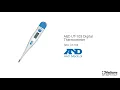 A&D UT-103 Digital Thermometer video