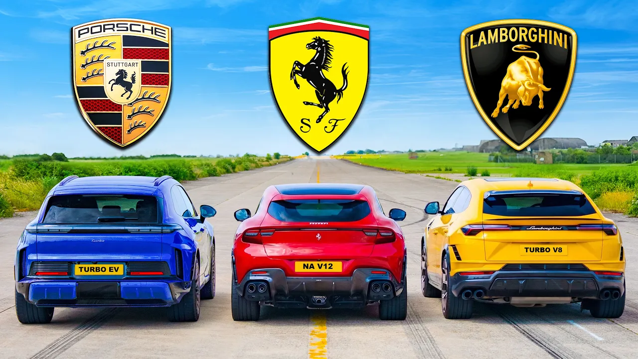 Can anything beat a 1,150hp Porsche Cayenne EV in a DRAG RACE?