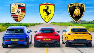 Can anything beat a 1,150hp Porsche Cayenne EV in a DRAG RACE?