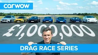 £1M DRAG RACE series for our one million subscribers | carwow