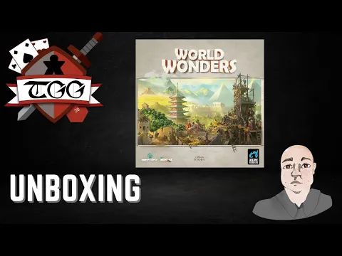 World Wonders Board Game Unboxing