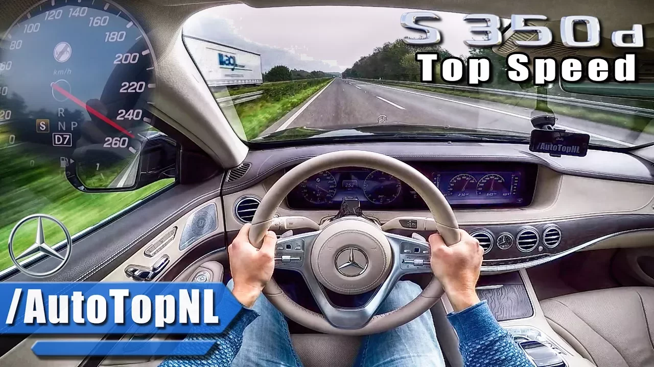 2018 Mercedes Benz S Class S350d AUTOBAHN POV TOP SPEED by AutoTopNL