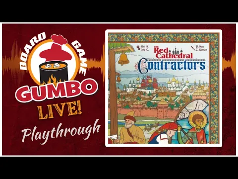 The Red Cathedral with The Contractors expansion -- playthrough (3p)