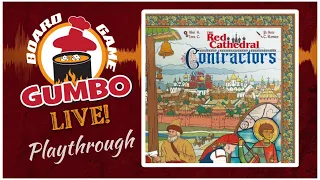 The Red Cathedral with The Contractors expansion -- playthrough (3p)