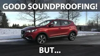 MG ZS EV noise test