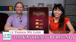 THE CASTLES OF BURGUNDY - Board Game Review - 3 Things We Love
