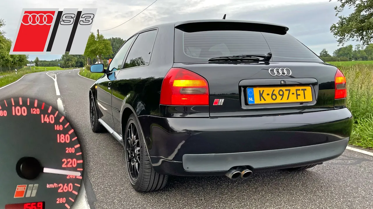AUDI S3 8L | 0-100 100-200 SOUND TOP SPEED & POV