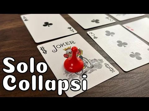 How to Play Collapsi Solo: Collapse Every Card and Escape to Win!