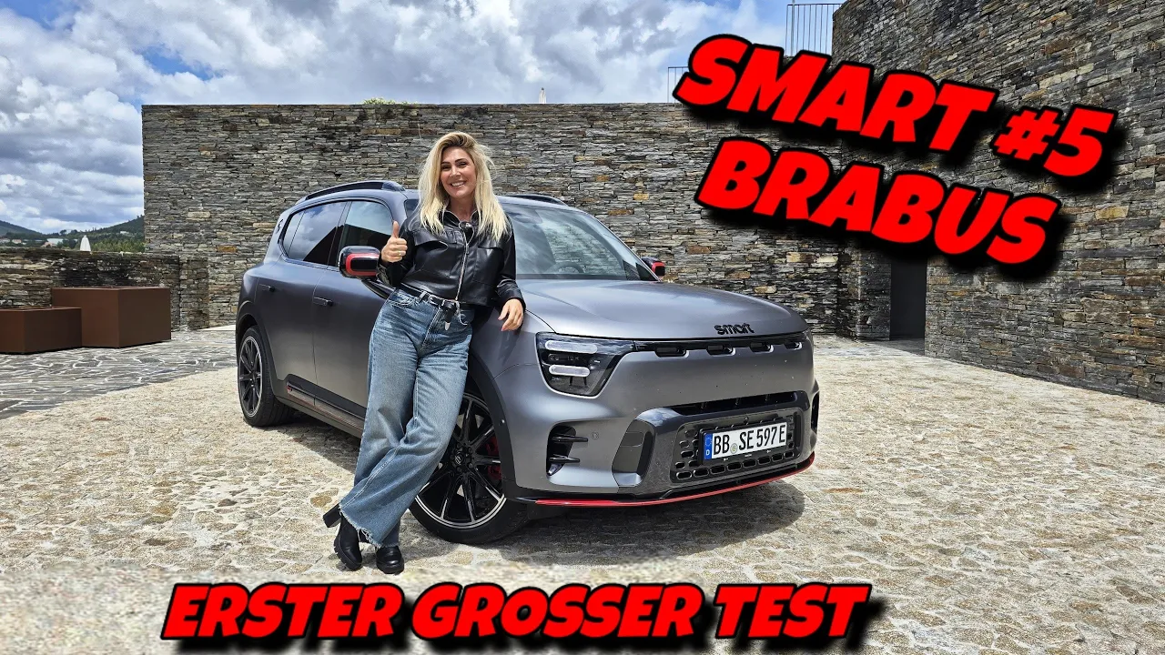 Brutal elektrisch! Smart #5 Brabus im ersten HÄRTETEST! Ladekurve Software Reichweite #ev #brabus