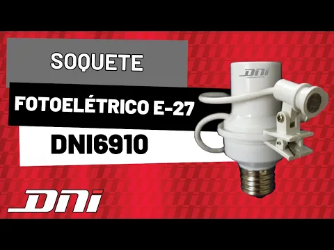 Soquete Fotoelétrico Direcional para Lâmpadas 6910 DNI