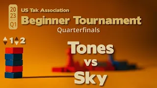 Tones vs Sky - 2023 Q1 Beginner Tak Tournament Quarterfinals - Live Commentary