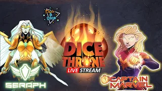 Seraph vs. Captain Marvel | Dice Throne | Live Stream