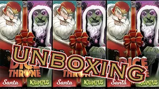 Dice Throne: Santa v. Krampus - Unboxing - [KICKSTARTER] [ The Gift Pack!]