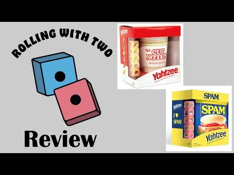 Rolling With Reviews: Yahtzee: Cup Noodles & Spam Editions