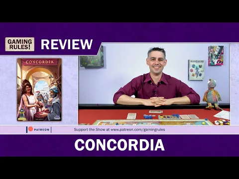 Concordia - A Gaming Rules! review