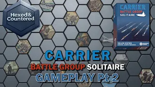 Carrier Battle Group Solitaire (Decision Games) - Gameplay (Amphibious Landing)
