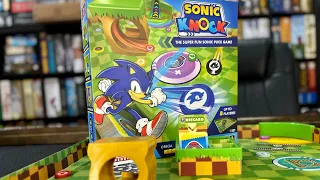 Sonic Knock Board Game Unboxing & Gameplay