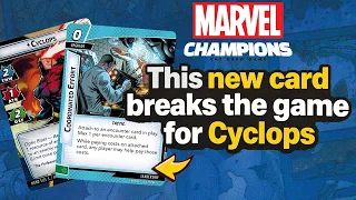 This New Card Breaks the Game for Cyclops | Marvel Champions Coordinated Effort Combo