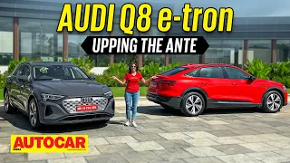 2023 Audi Q8 e-tron review - Big update for big Audi electric SUV | First Drive | Autocar India
