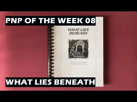 PNP of the Week 08 What Lies Beneath solo RPG