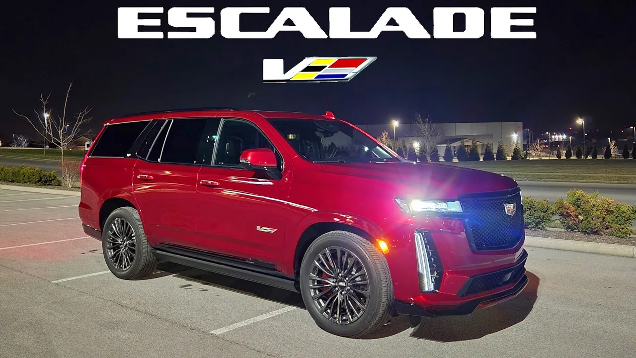 $152,000 of LIGHTS & SOUND! | 2023 Cadillac Escalade V // Night Review