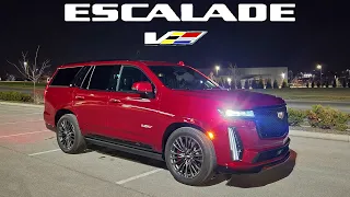 $152,000 of LIGHTS & SOUND! | 2023 Cadillac Escalade V // Night Review